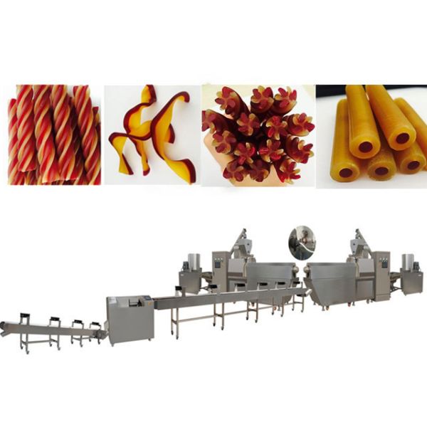 Colorful Dog Treats making Machinery pet feed snacks extruder machine