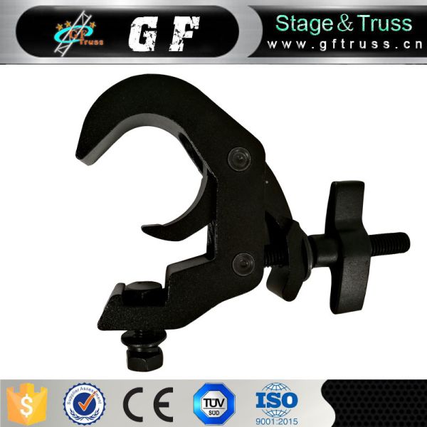 Fireproof Aluminum Truss Clamps Sliver Black Color For 52mm Truss