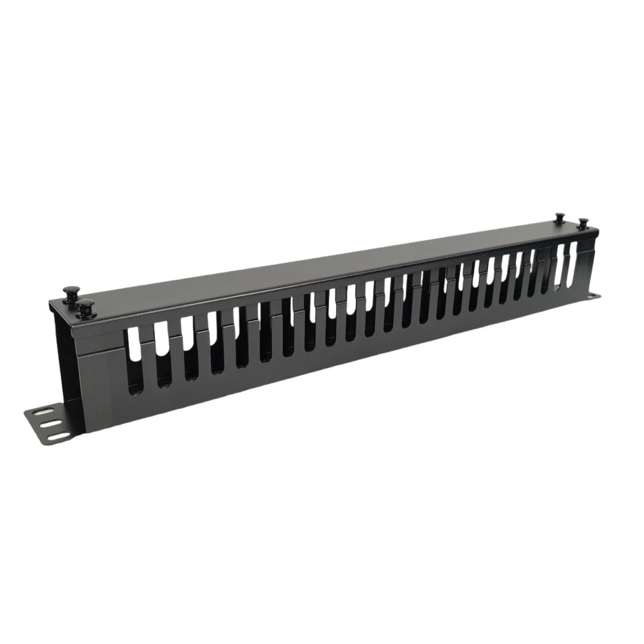 Efficient Metal Cable Management Rack with Innovative Latch Design