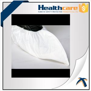 China Waterproof Disposable Shoe Covers Foot Booties 35gsm 30gsm on sale