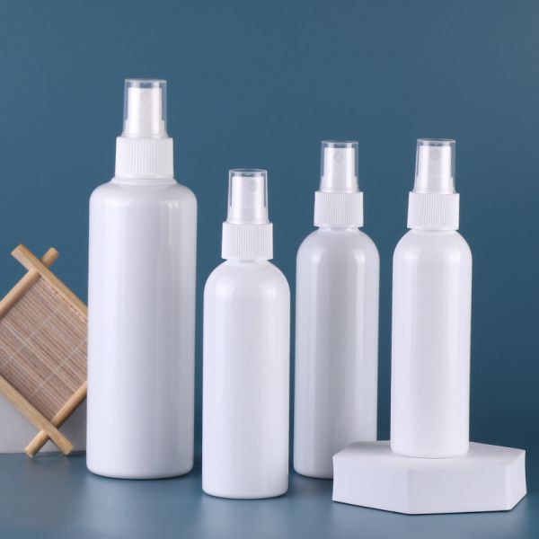 PET Custom Empty Lotion Serum Cylindrical 8oz 16oz 1000ml Plastic Shampoo Pump Bottle With Black Foam Pump