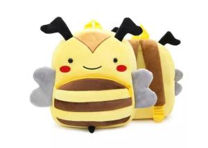 China Cartoon Polyester Animal Plush Backpack , Multipurpose Cute School Bag on sale