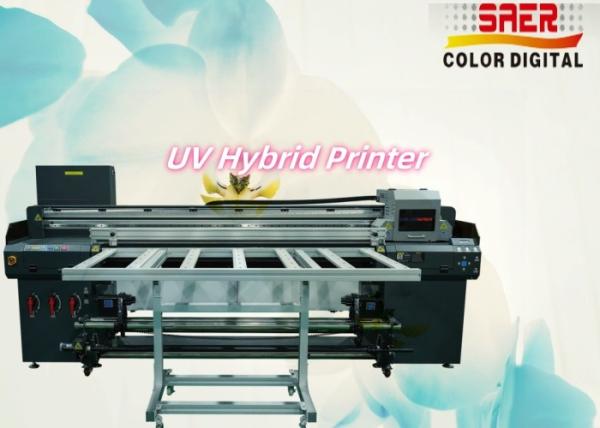 Quality Multifunctional Large Format Automatic Digital Hybrid Inkjet UV Flatbed and Roll to Roll Printer for sale