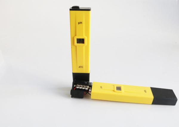 Quality Yellow Glass Electrode Electronic PH Meter High Sensitivity Pen Type Alkaline Tester for sale