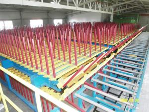 China Cross cut Panel Cooling Rack System PU Sandwich Panel Line wholesale