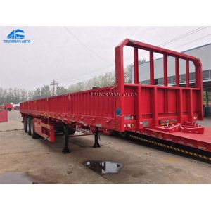 China ABCO Brake Q345 Steel Cargo Semi Trailer With 12pcs Tire wholesale