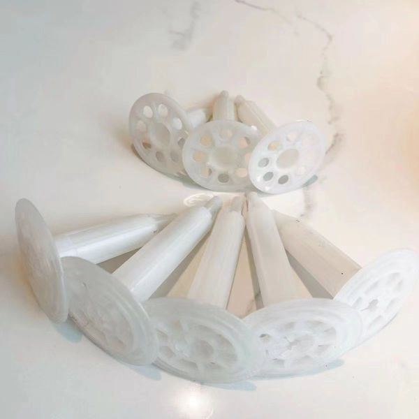 Corrosion Resistant Spiral Shank Plastic Insulation Wall Anchor Support