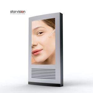 Weather Proof IP65 Outdoor Digital Totem Advertising Kiosk Display