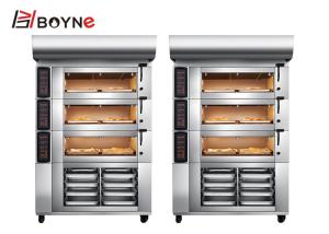 China Digital Control Commercial Bakery Kitchen Equipment Bread Baking Oven 6 Trays wholesale