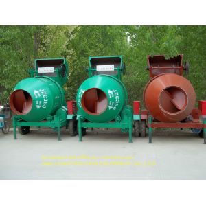 China 350L Concrete Handling Equipment Drum Mobile Cement Concrete Mixer Machine wholesale
