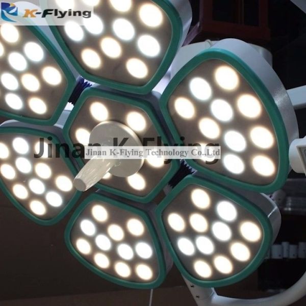 Hospital Petal Shaped Surgical Shadowless Operating Lamp Single Head LED Operating