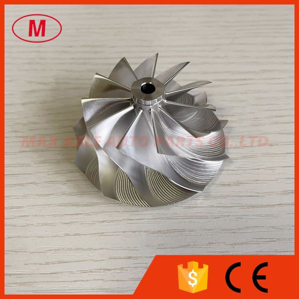 GT15-25 48.00/61.98mm 11+0 blades high performance turbocharger milling/aluminum 2618/billet compressor wheel