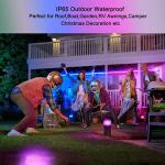 32 Ft Dimmable Cob LED Strip RGB Strip RF Music Synchronization