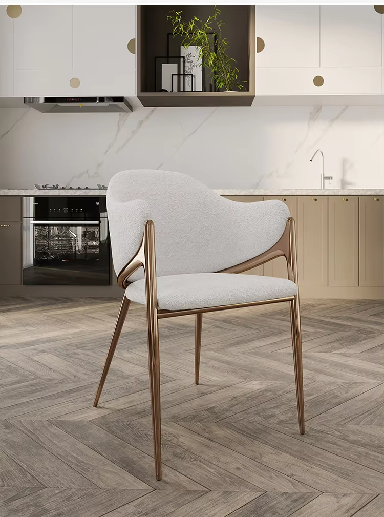 Gold Upholstered Restaurant Chairs White Upholstered Dining Chairs With Steel Legs