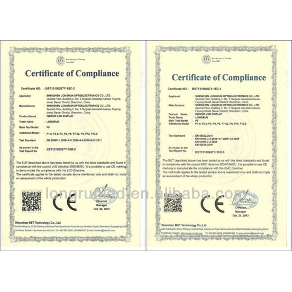 P3 Rental Indoor Fixed LED Display For High End Big Screen TV Lightweight