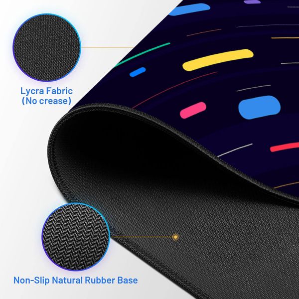 260*210*2mm Gaming Rubber Sublimation Desk Keyboard Mousepad Mat XXL Extended Mouse Pad