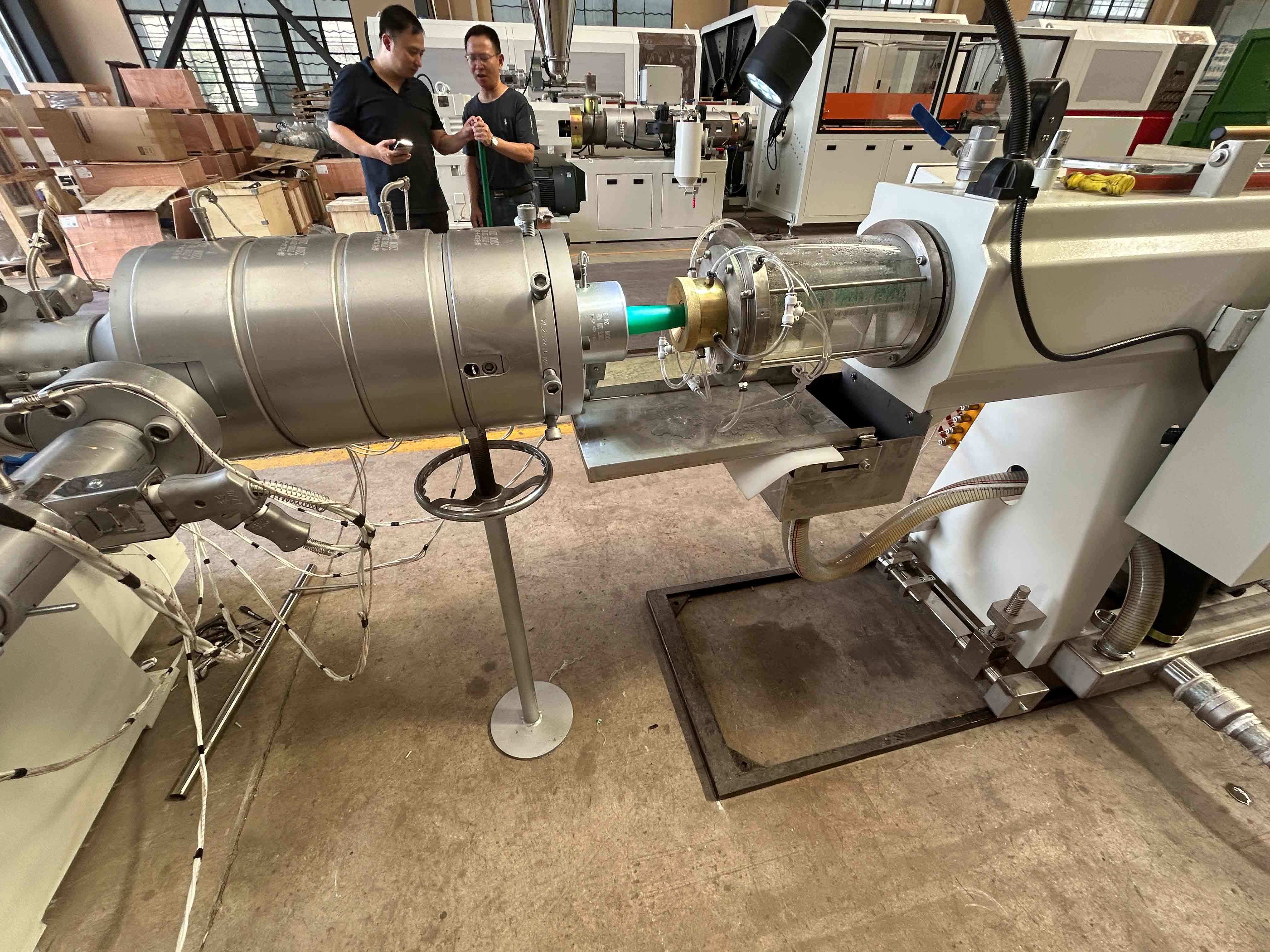 High Output Advanced PPR Plastic Extrusion Production Line Single Screw Extruder Pipe Making Machine
