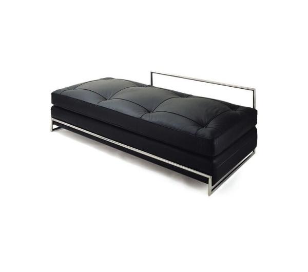 Quality Leather Detachable Modern Classic Sofa Eileen Gray Daybed Tubular Frame for sale