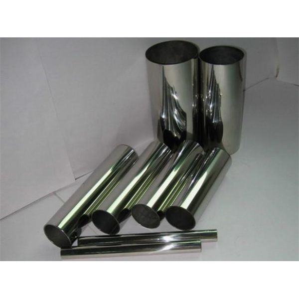 304 Polished Stainless Steel Pipe , Welded Type Stainless Steel Straight Pipe