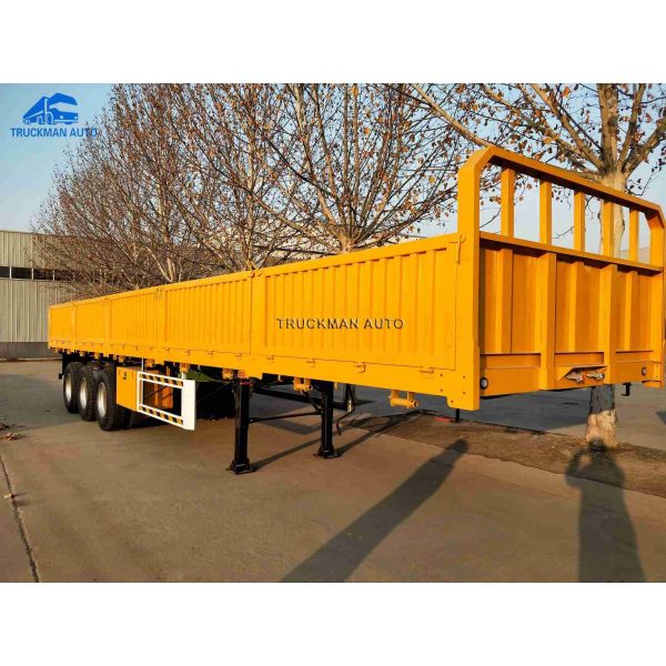 ABCO Brake Q345 Steel Cargo Semi Trailer With 12pcs Tire