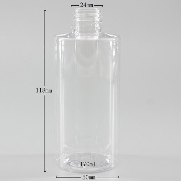 Transparent 170ml 180ml 300ml Makeup Remover Press Pump