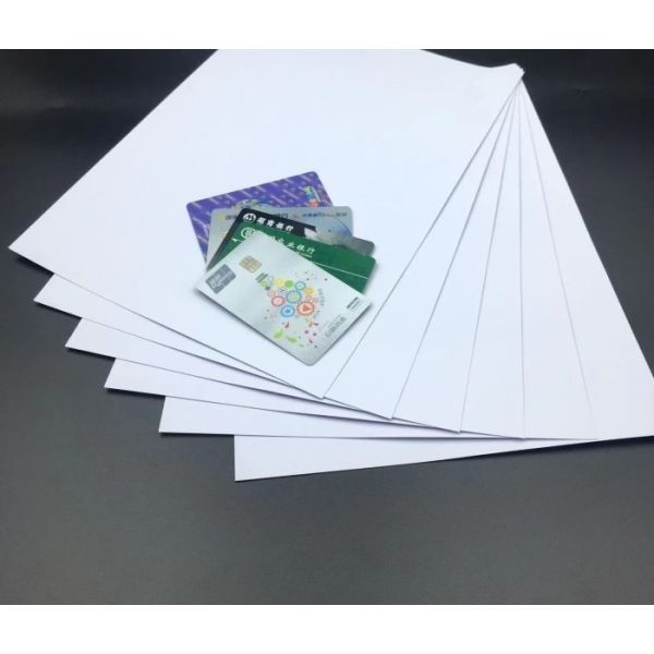 Customizable White PVC Core Sheet 0.25mm For Plastic Cards Lamination / Solution