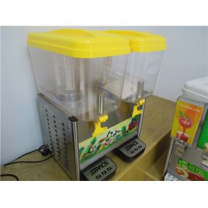 Restaurant Juice Machine Double Dispenser , Cold Fruit Beverage Dispenser