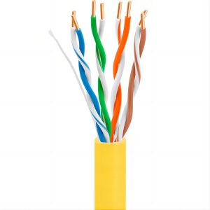 China Cat5e Ethernet Cable with Pure Copper Conductor Material， 1000ft, UTP 23AWG wholesale
