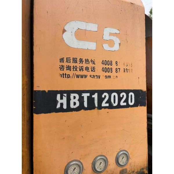 Sany HBT12020C-5M Used Concrete Trailer Pumps For Sale Power And High Reliability