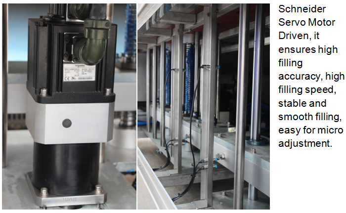 Water Full Automated Bottle Filling Machine PLC Control Anti Drop