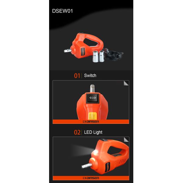 3 Ton Long Ram Hydraulic Jack , 13A Automatic Hydraulic Jack BMC Packaged