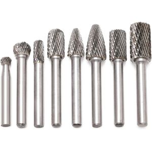 China ISO9001 Aluminium Cut 1/4-Inch Tungsten Carbide Rotary Burrs wholesale
