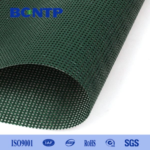 Fire Retardant PVC Mesh Fabric vinyl coated woven polyester mesh fabric high strength anti -uv