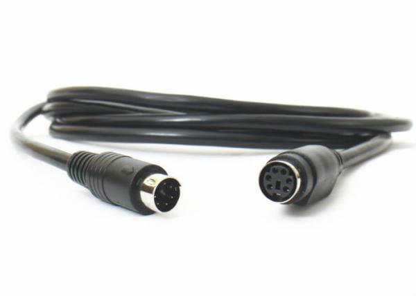Quality Customized 6 Pin S Video Cord  Extension Cable For Car DVR / Camera / Monitor for sale