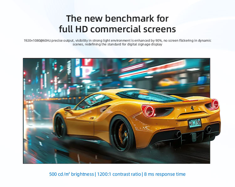 BOE LG Model Bezel 55inch Indoor Lcd Splicing Screen LCD Video Wall Display Screen Seam 0.88mm for Shopping Center Monitoring