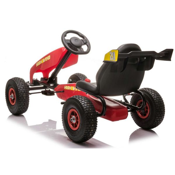 Popular Inflatable Wheel Ride On Pedal Go-Kart Car for Children Age Range 2 to 4 Years