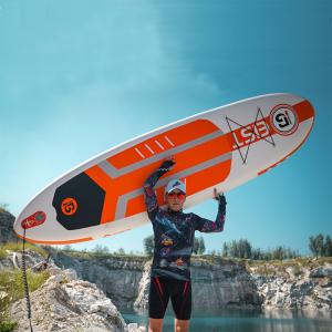 China Stand Up Inflatable Sup Paddle Flying Surfboard With Foot Rope on sale