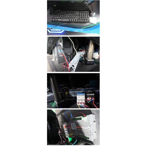 Bluetooth Warrior 9D VR Simulator Racing Car Interactive Virtual Reality Machine