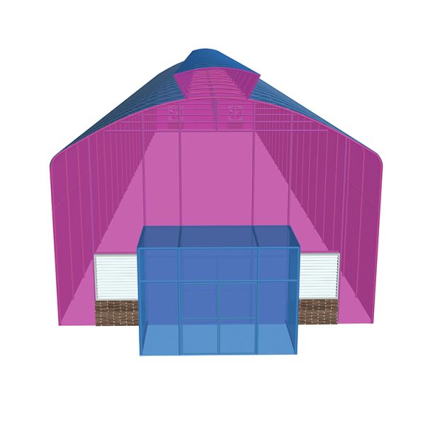 Umbrella Structure Agricultural Greenhouse 8m Height Wide Span Greenhouse