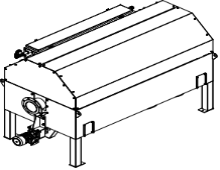 Stainless Steel Internal Rotary Drum Screen For Treating Capacity 25-1590m3/hr