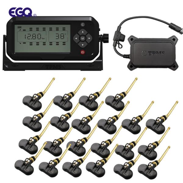 Quality 22 wheel Valve stem sensor, repeater and receiver tire pressure monitoring system for sale