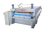 Aluminum Roof Sheet Double Layer Roll Forming Machine , IBR Step Tile Roll