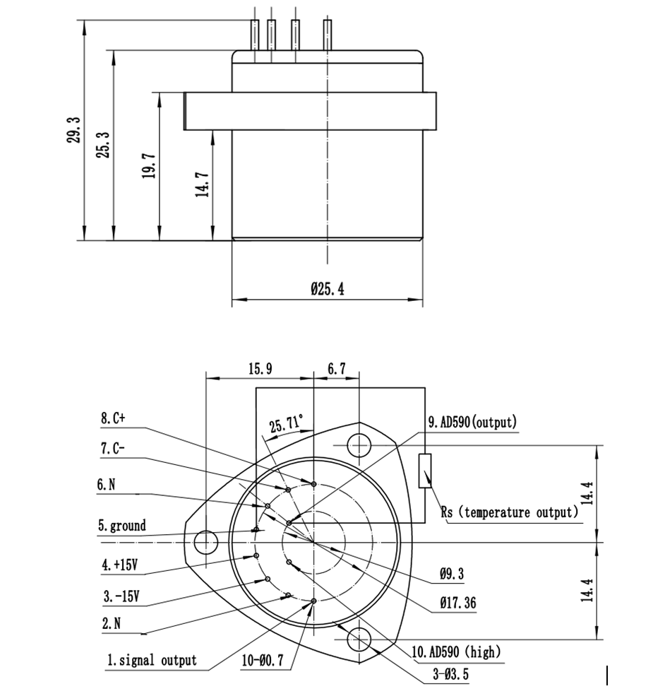Good long term stability quartz accelerometer high repeatability navigation flexure accelerometer