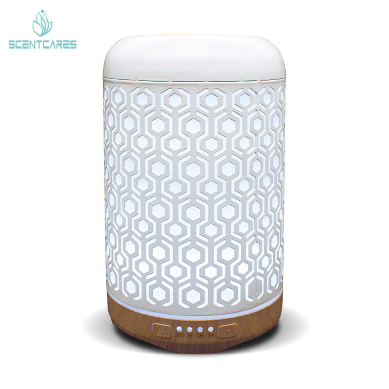 260ML Metal Essential Oil Diffuser 2020 newest design 7 color light