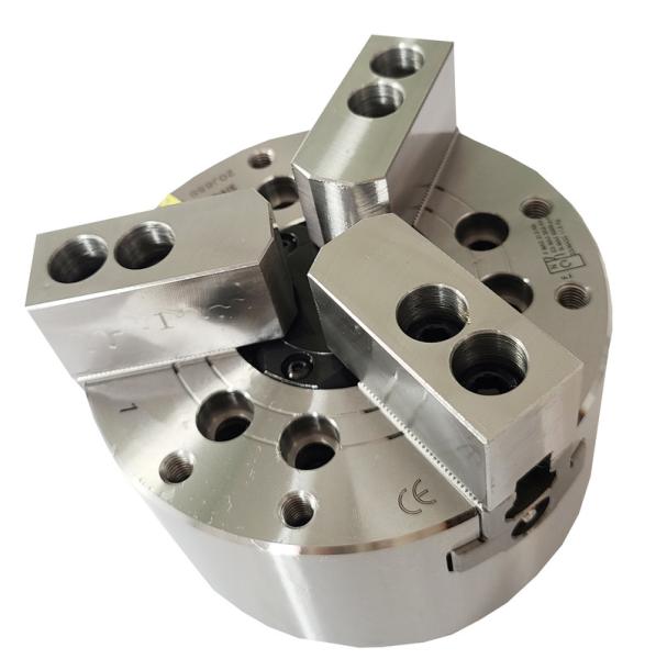 Quality CNC Hydraulic 3 Jaw Solid Power Lathe Chuck for sale