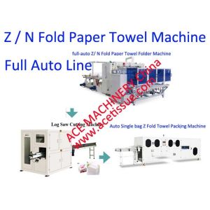 Automatic Z Fold Paper Towel Machine With Auto Transfer System