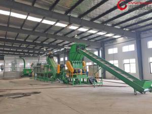 PP Plastic Bag Washing Machine PLC Control Easy Operation Low Energy Consumption
