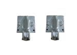 Plastic Injection Molding Silvering Coffin Parts applied with Steel bar