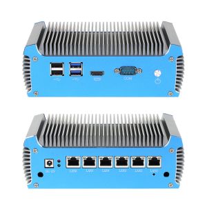 China 6 RJ45 Ethernet Soft Router PC With DDR4 Up To 8G And Intel Celeron 3865U Processor wholesale