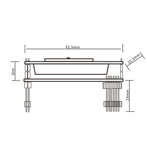 VR Adjustable Microwave Motion Sensor Module Low Voltage Sensor Dimming Control